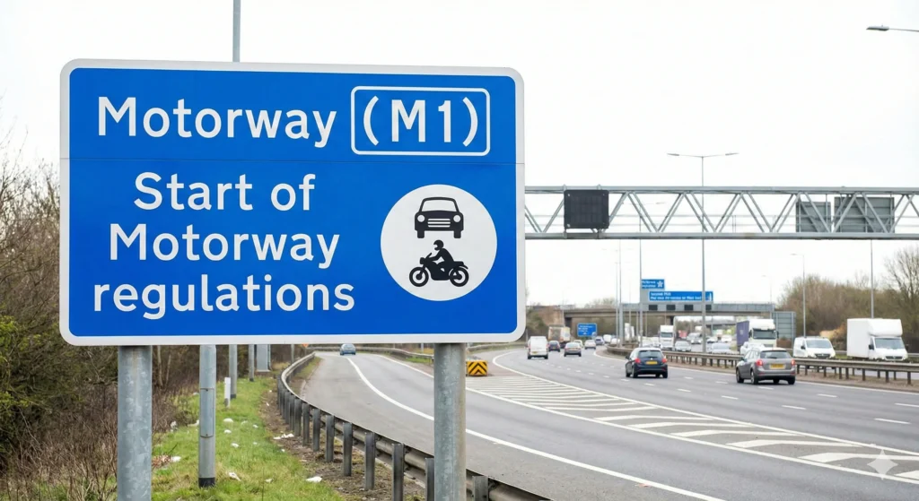 Start of motarway