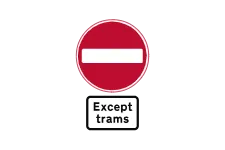 except trams