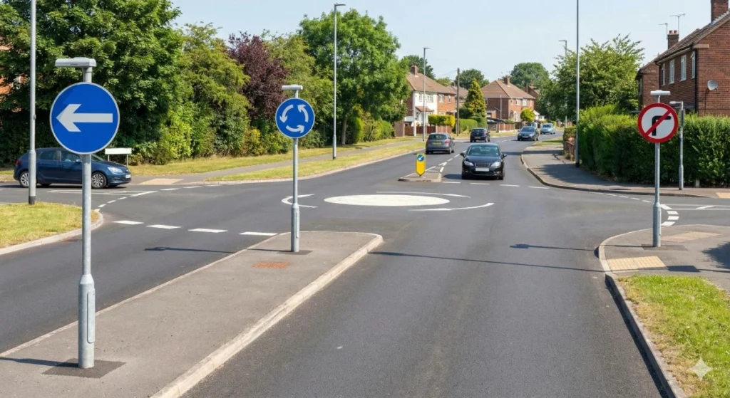 Mandatory road Sign Example