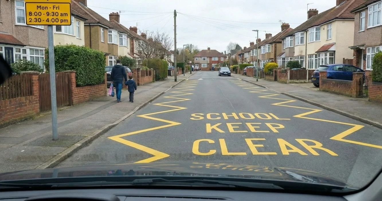 school road mark UK