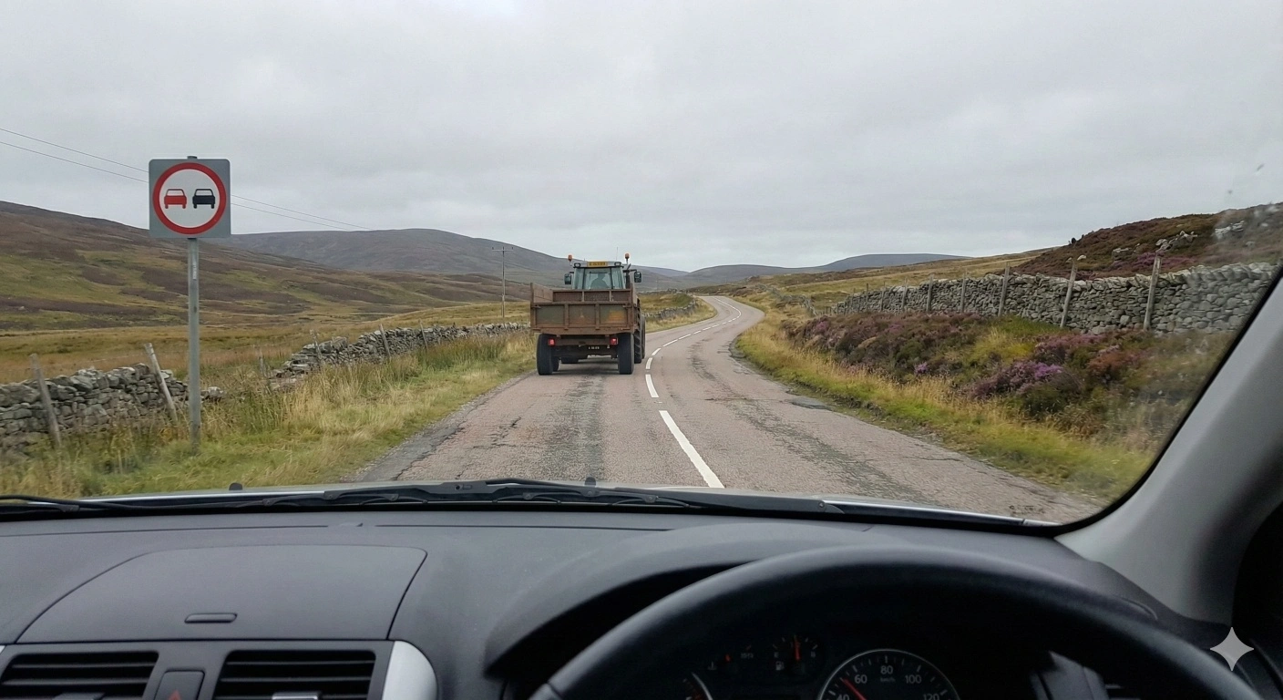 white line road mark UK