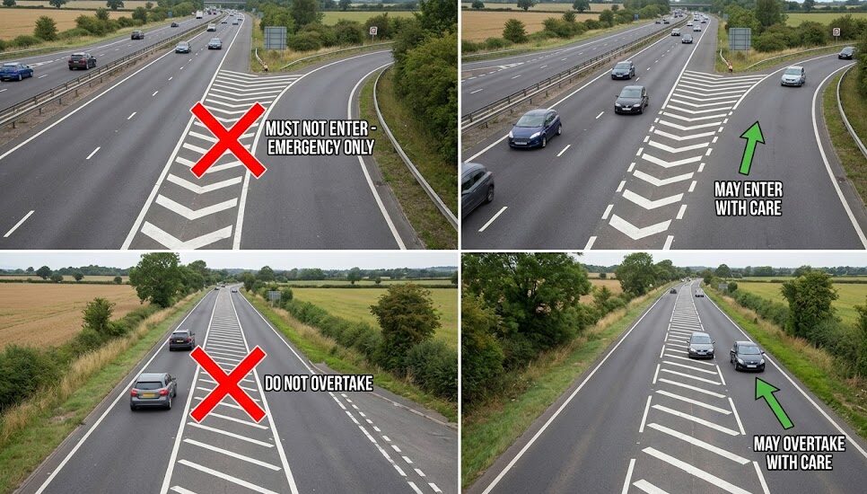 chevron road mark UK